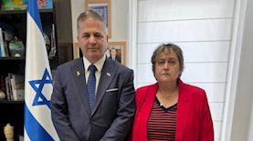 יואב קיש ובן דוד, צילום: דוברות משרד החינוך ודוברות הסתדרות המורים